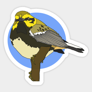 Black Throated Green Warbler Sticker